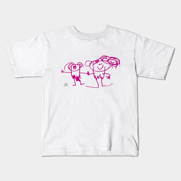 Skayla 11 Kids T-Shirt by YoYoey